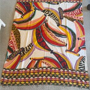 FARM Rio Multicolor Banana Print Scarf